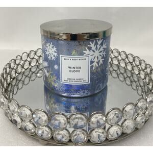 1 Bath & Body Works WINTER CLOVE 3 Wick Scented Wax Candle 14.5 Large